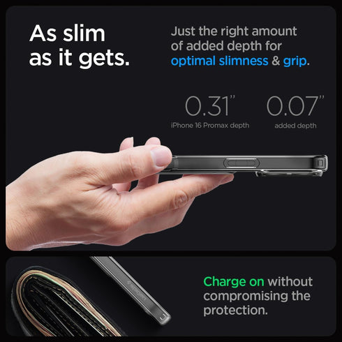Spigen iPhone 16 Pro MAX Case Crystal Slot